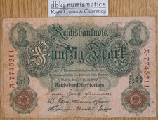 1910 - Germany - 50 Mark - Banknote - P41 - Circulated dbkjB