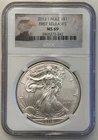 2012 American Silver Eagle Silver Dollar MS-69 NGC FIRST RELEASE