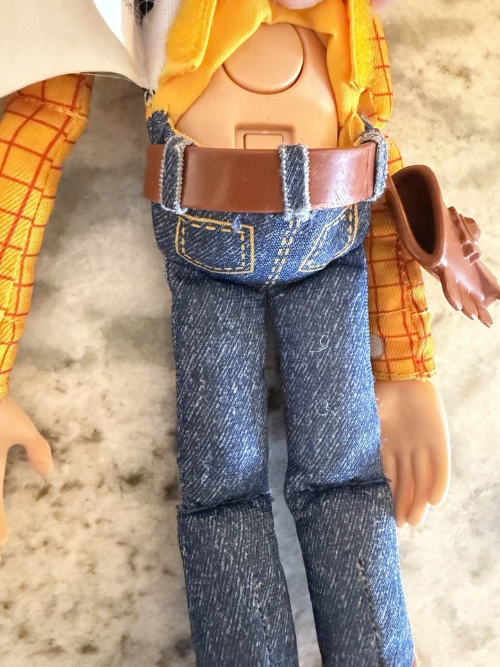 Toy Story Talking Woody Thinkway игрушки Pixar нажимная кнопка деревянные 15 дюймов Энди Джесси - Изображение 3 из 4