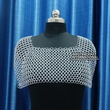 Medieval Aluminum Chainmail Top 10mm Butted Ring Handmade Fantasy LARP Costume