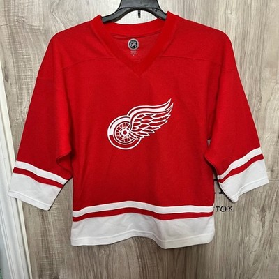 Youth XXL 18-20 Detroit Red Wings Henrik Zetterberg #40 NHL Hockey Jersey Red