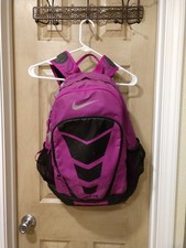 Nike Max Air Purple Large Backpack Unisex Pre-owned