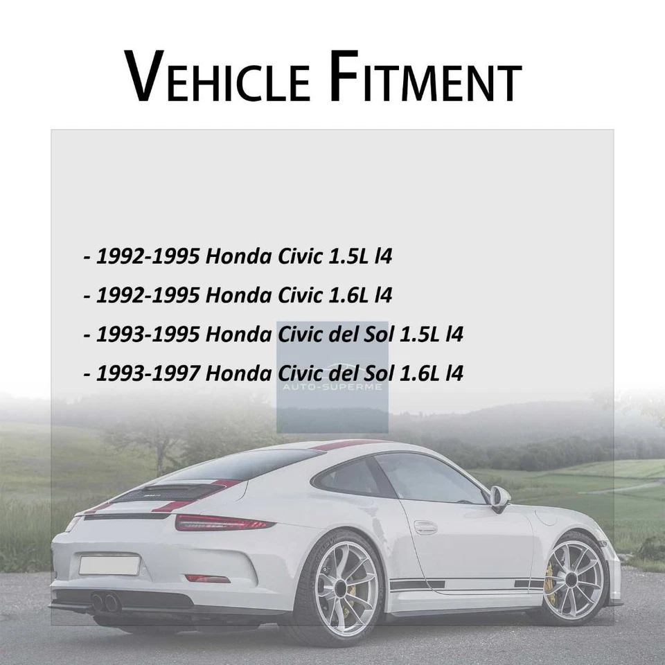 Bomba de direção hidráulica 1.6L Honda Civic del Sol 1993 1994 1995 1996 1997 - Imagem 2 de 4