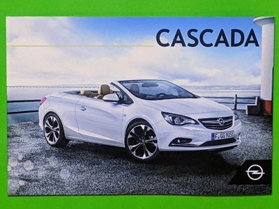 OPEL CASCADA Cabrio Edition Innovation Ultimate Brochure Prospekt 11/2017