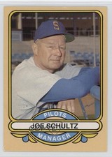 1982 Renata Galasso 1969 Seattle Pilots Joe Schultz #2 hg6