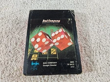 Bad Company- Straight Shooter 8-Track Tape. Serviced. Free ship.