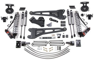 BDS 6'' RADIUS LIFT,FOX 2.5,ADD-A-LEAF,2005-2007 F250,F350 4WD,DIESEL,OVERLOAD