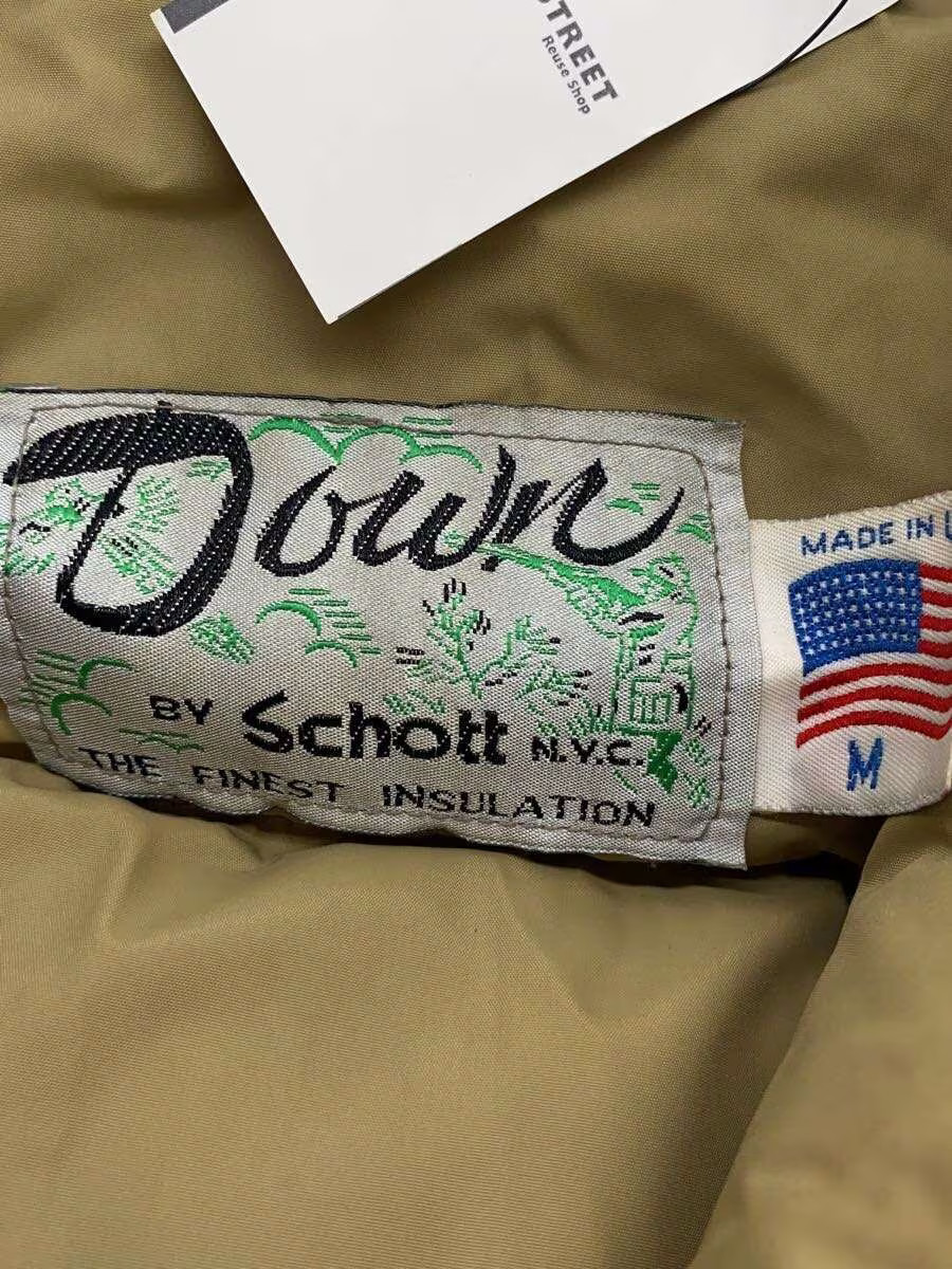 Schott down Jacket Camel M Used - image 3