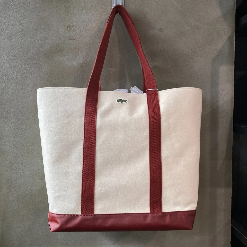 Bolso de Mano de Lona Lacoste Roland Garros Mujer Informal Viaje Estilo de Vida NF4943RG-Q76 Foto 4 de 4