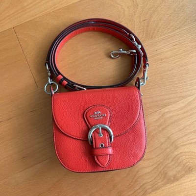 COACH Poppy Schultertasche Silber Hell Kleo 17 zvuco3aq