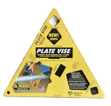 PVH-001 Tri-Vise Industries Triangular Plate Vise Pipe Conduit Lumber QTY 1