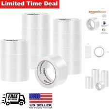 Clear Packing Tape 12-Pack 48 mm x 50 m Shipping Sealing Boxes Low Odor