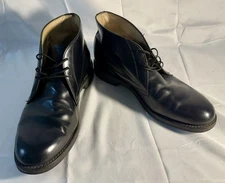 Vintage Thorogood  Men's Black Leather Chukka Service Boots Style 1231 Sz 11.5 D
