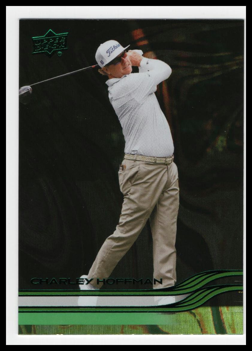 2026 Upper Deck Golf Charley Hoffman Green Parallel #22