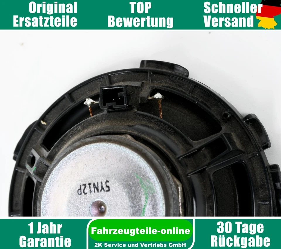 Altoparlante Del Piede Anteriore Sinistro Mercedes Classe C 205 A2058201002 - Immagine 4 di 4