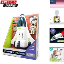 Space Shuttle Toy Rocket Ship with Astronaut Space toys for kids 3 5