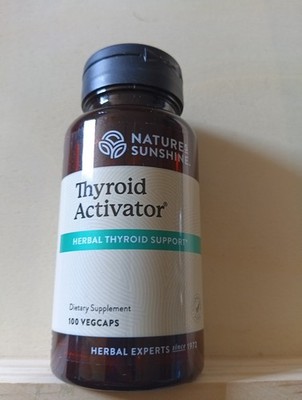 Nature's Sunshine Thyroid Activator, 100 Capsules, Herbal Thyroid Support
