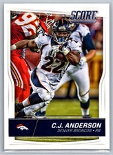 C.J. Anderson 2016 Score Denver Broncos 97