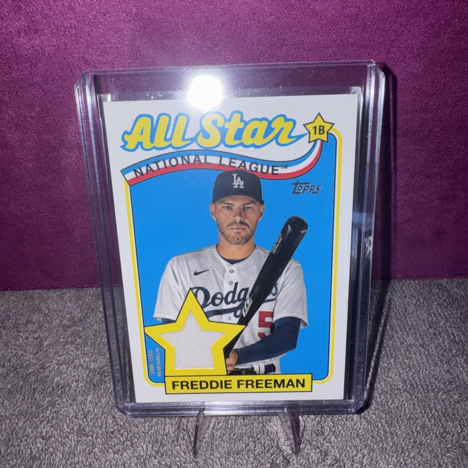 Freddie Freeman  Topps 2024 Series 2 1989 AS Relic Dodgers