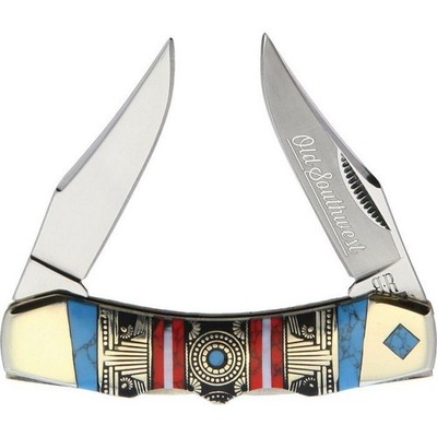 Rough Ryder Old Southwest Pocket Knife Stainless Steel Blades - KA17R-RR1747