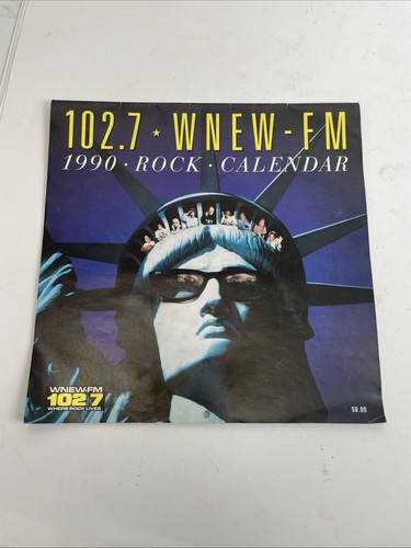 WNEW-FM 102.7 1990 Calendar Scott Muni Dave Herman Dano
