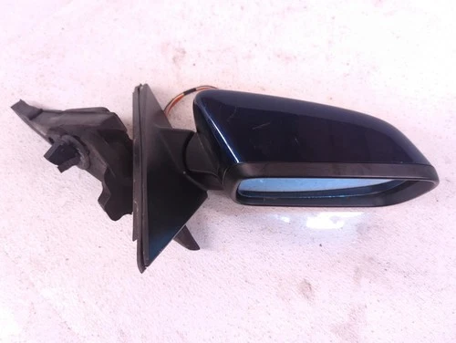 1997 Bmw 528I Passenger Rear View Mirror Outside 51-16-8-184-832 *Scuffs *Blue