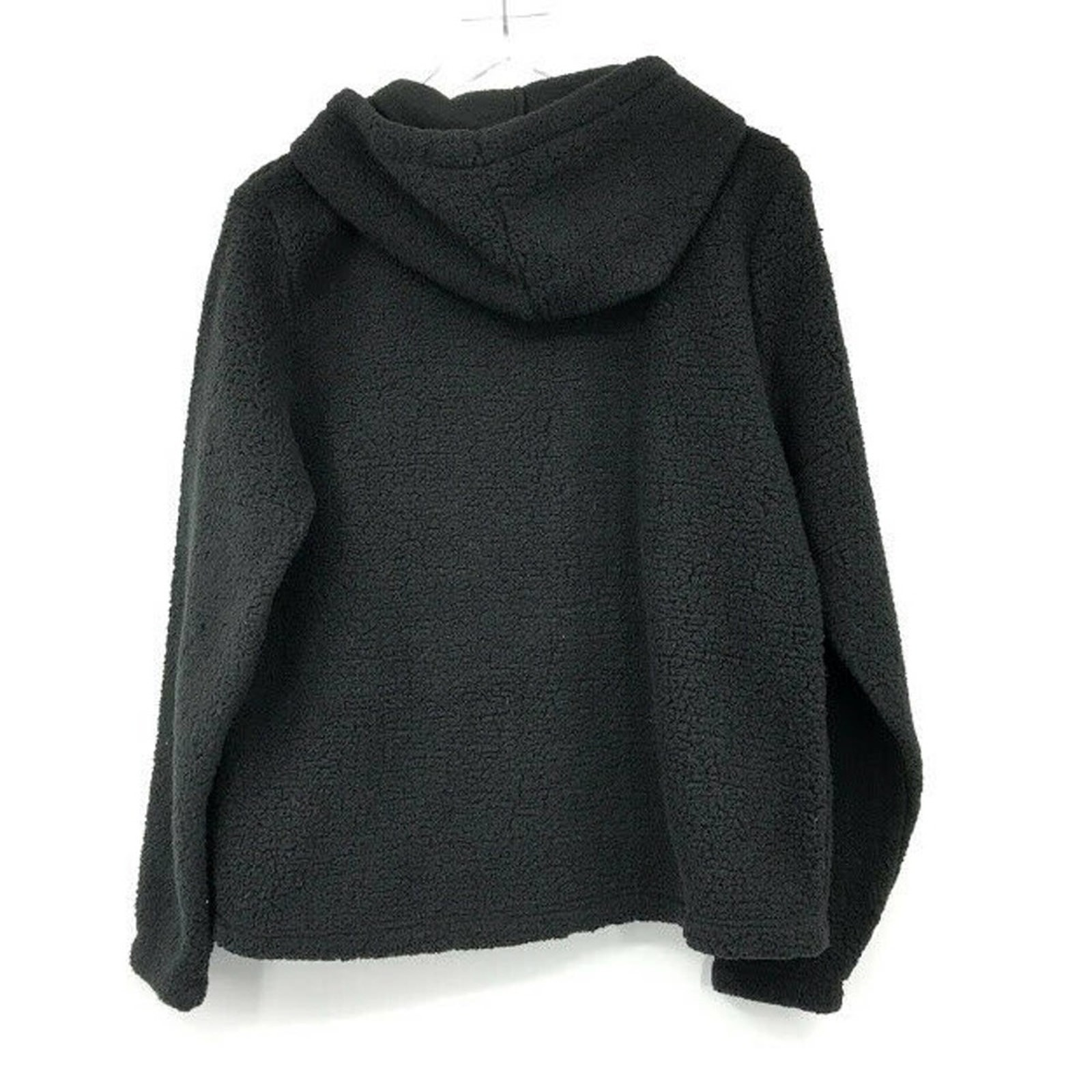 FILA Cozy Up Felpa con Cappuccio L Pile Sherpa Logo Canguro Tasca 1 2 Zip Pullover