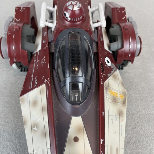 Star Wars V-Wing Starfighter Clone Wars Ship 2007 Hasbro C-031D Incomplete - Picture 11 of 11