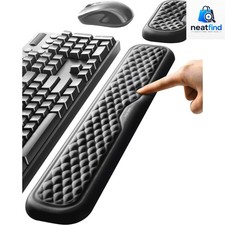 Wrist Rest for Keyboard and Mouse, Computer Ergonomic Wrist Support Pad, Soft...