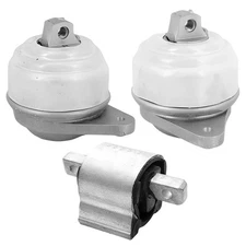 Left Trans Mount & Front Engine Mounts 3PCS For Mercedes-Benz S550 13-12 4.7L