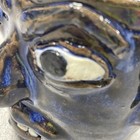 Albert Hodge Face Jug Mug - North Carolina art pottery Blue Multi 4” — photo 9