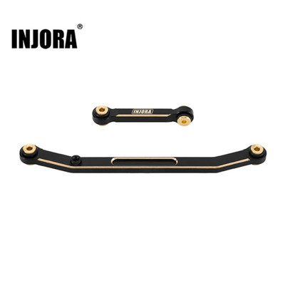 INJORA Black Coating Brass Steering Links for Easy to Install SCX24 SCX24-50BK