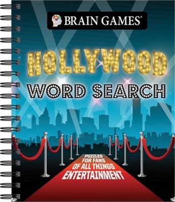 Brain Games - Hollywood Word Search (Spiral Bound, Comb or Coil)