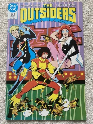 THE OUTSIDERS #8 DC Comics 1986 VF/NM