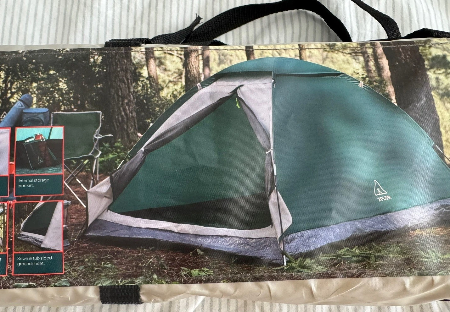 XPLOR 4 Person Family Tent – Perfect for Festivals, Hiking & Camping