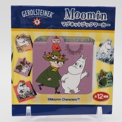 Moomintroll Snufkin Little My Moomin x Gerolsteiner Magnet Bookmark Japan oo398
