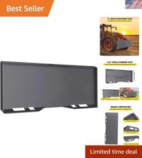 1/4" Skid Steer Attachment Plate Steel Skid Steer Mount Plate Quick Attachmen...
