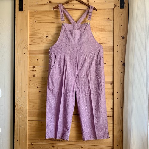 Northstyle Women’s XL Bib Overalls Purple Floral Cotton Lightweight Cottagecore