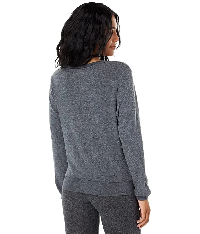 Sudadera para mujer Wildfox L2710 negra 'Stardust Motel' talla S Foto 4 de 4