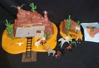 Vintage Playmobil 3802 Western McLaren's Gold Mine & 3815 Incomplete
