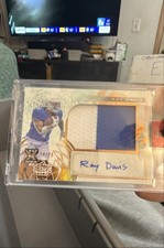 2024 Leaf Trinity - Patch Autographs Ray Davis #PA-RD1 Bronze /99 (AU, MEM, RC)