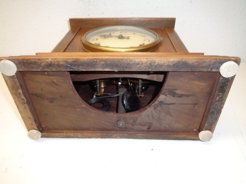 Antique Ingraham Colgate Mission Oak Mantle Clock Shelf - Picture 7 of 7