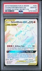 2019 POKEMON SUN & MOON COSMIC ECLIPSE FULL ART/CHARIZARD & BRAIXEN GX PSA 10