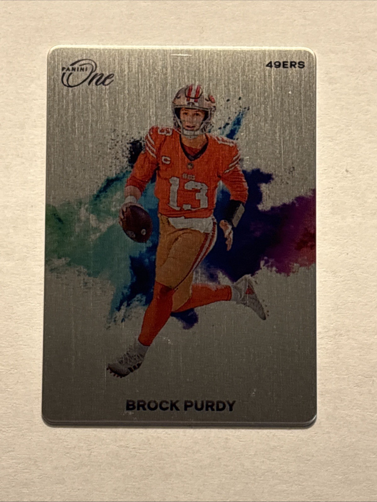 2023 Panini One #9 SSP Case Hit Color Blast Brock Purdy