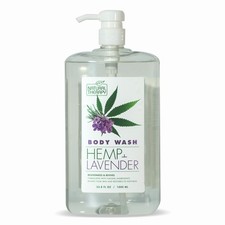 Natural Therapy Body Wash Hemp Lavender Cooling  Revitalizing 33.8oz