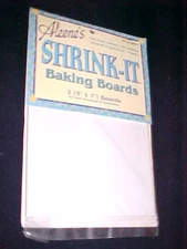 SHRINK -IT BAKING BOARDS ALEENE'S 2 Boards 5x7 Good for Polymer Clay too!  NEW!