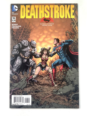 DC DEATHSTROKE (2016) #16 Batman VS Superman Movie Variant NM- (9.2) Ships FREE!