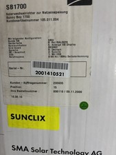 SB1700 Sonny Boy  Solar Wechselrichrter