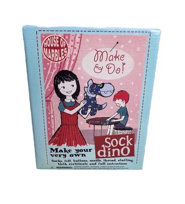 Bastelset Socken Dino selber machen House Of Marbles Regentag Dinosaurier