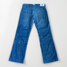 Levi?s Blue Star Cinch Button Back Jeans Workwear Look Fit Blue Denim Size 34x31